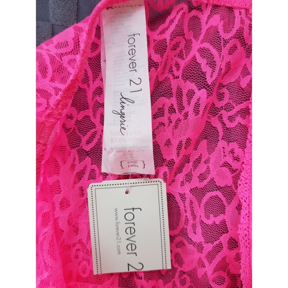 Forever 21 Lace Pink Chemise Lingerie - Picture 15 of 15